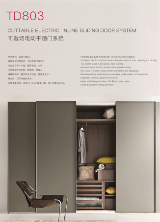 Электрическая копланарная раздвижная система TD803-2050